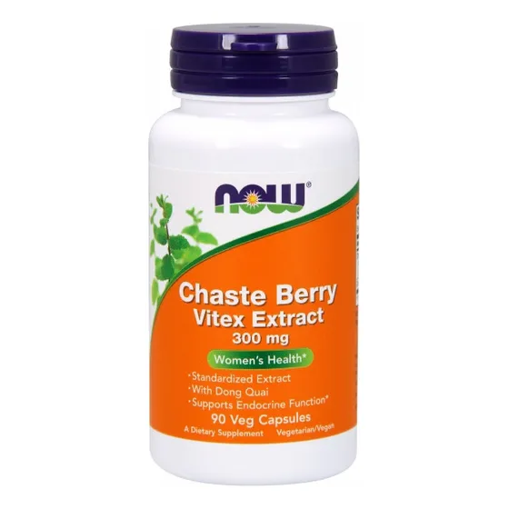 Extracto De Baya Casta Y Vitex De Supplement Now Foods 90 Cá