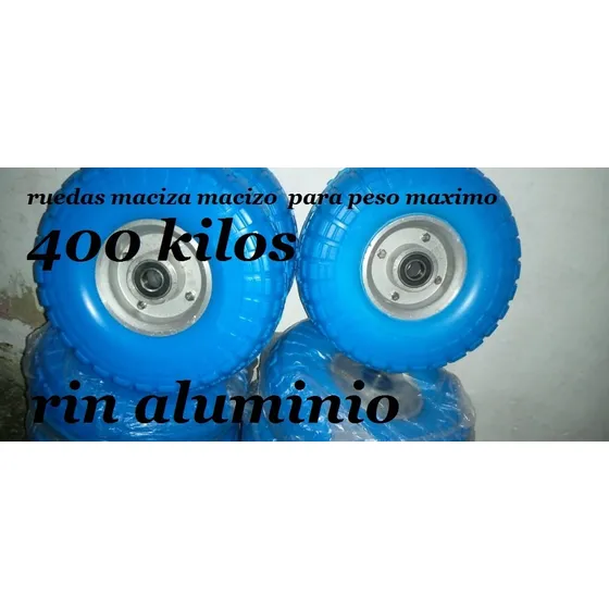 Caucho Ruedas Maciza Macizo Carretilla Carrucha Caracas