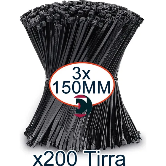 Tirrap Tirrajes Cinta De Amarre Precinto Abrazadera Plástico