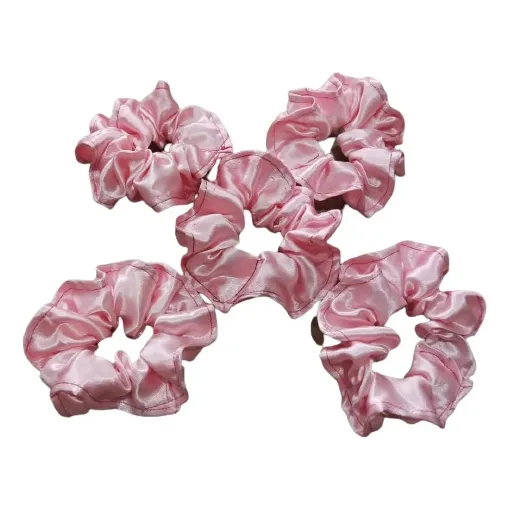 Scrunchies, Colitas, Moñeras, Colas Genericas De Seda 12/u
