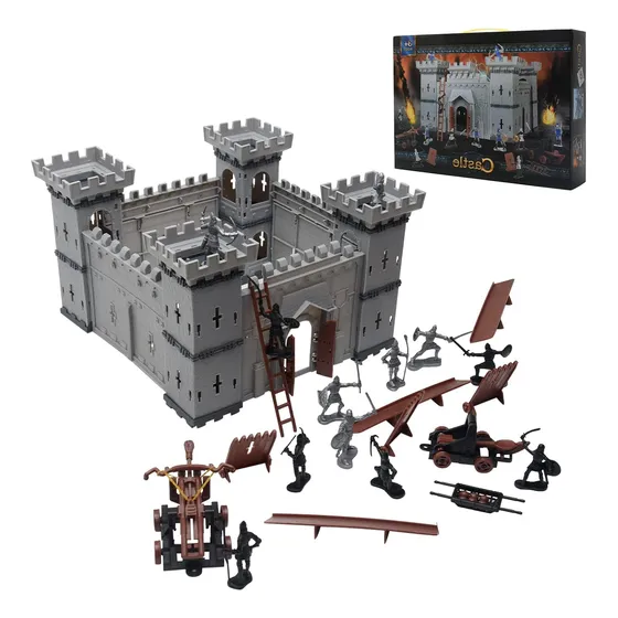 Castillo Medieval Juguetes,caballero Juego Soldado Modelo...