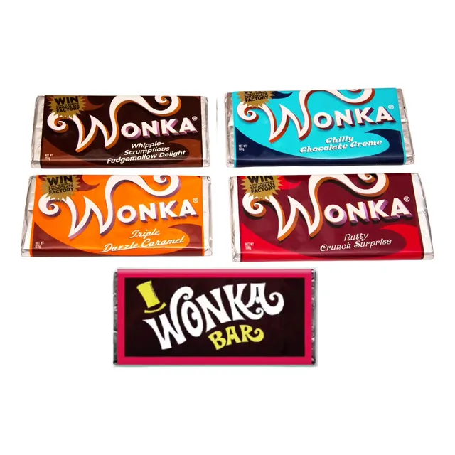 2 Barras De Chocolate Willy Wonka