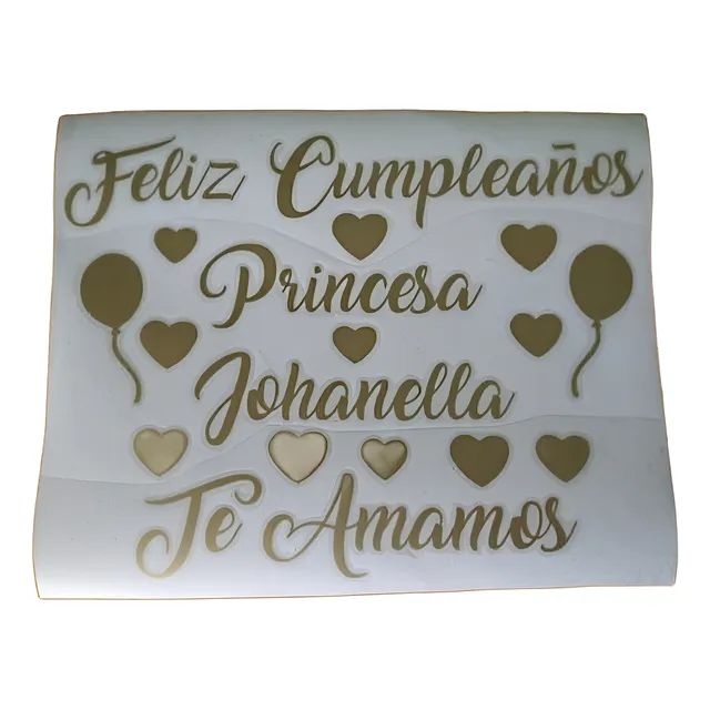 Calcomanias Personalizadas Para Globos Rotuladas 