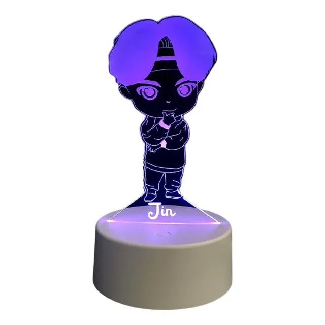 Lampara Led 3d -  Jin (bts)