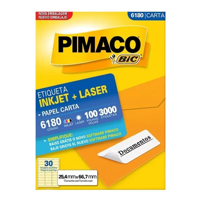 Etiqueta  6180  Pimaco 60183