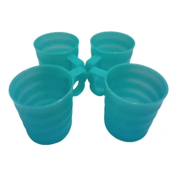 4 Tazas Murano Tupperware