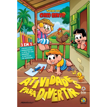 Turma Do Chico Bento Atividades Para Divertir, De On Line A. Editora Ibc - Instituto Brasileiro De Cultura Ltda, Capa Mole Em Português, 2022 Turma Do Chico Bento Atividades Para Divertir, De On Line A. Editora Ibc - Instituto Brasileiro De Cultura Ltda, Capa Mole Em Português, 2022