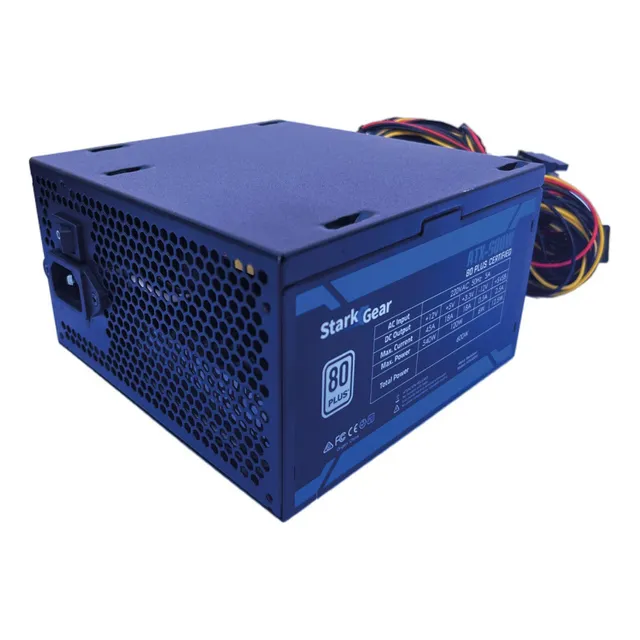 Fuente Starkgear 500w Reales 80 Plus White