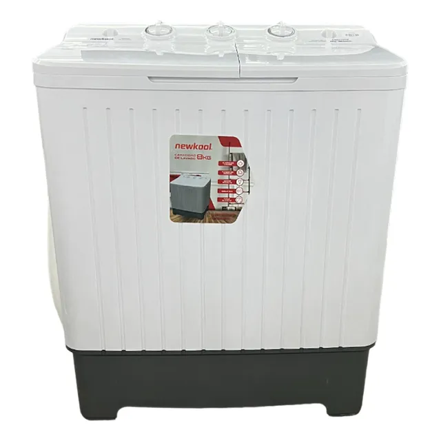 Lavadora Doble Tina 8kg Blanca Newkool