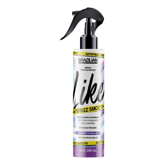 Spray Multi-beneficios Like Brazilian 200ml Antifrizz Smooth