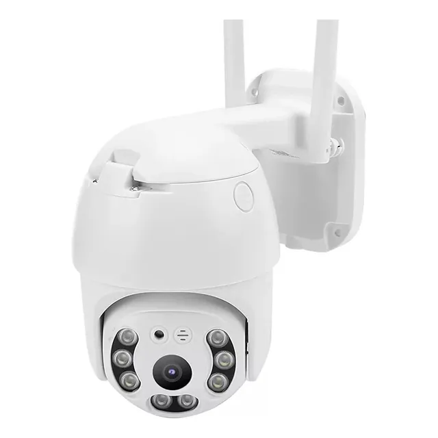 Cámara Seguridad Ip66 Wifi Domo 360 Exterior Full Hd Flash