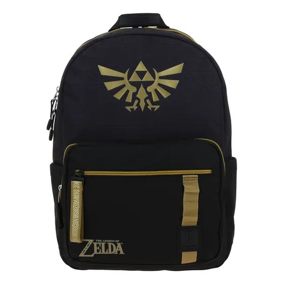 Mochila Grande Chenson 1818 Zelda Mipha Juvenil Color Negro Diseño De La Tela Lisa