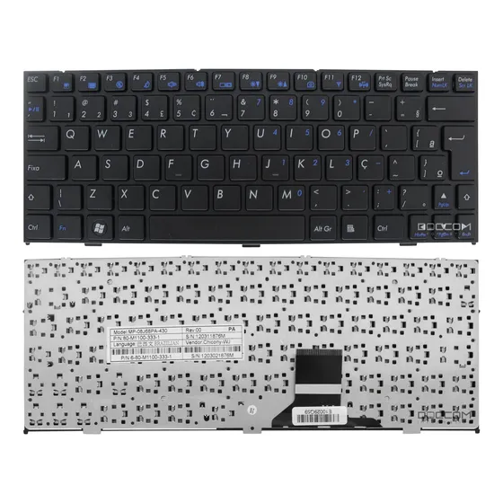 Teclado Para Netbook Megaware Meganetbook Mp-08j68pa-430