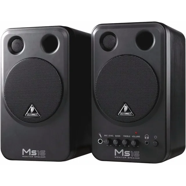 Behringer Multimedia Ms16 Monitor De Estudio 16w 4 Pg