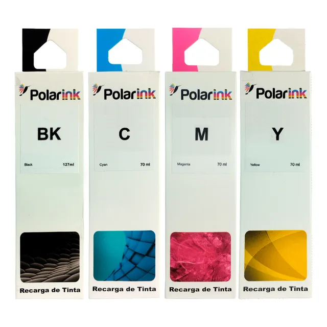 4 Tinta Compatible Con L4150 L1110 L3110 L6171 70ml C/u Negro / Cyan / Magenta / Amarillo