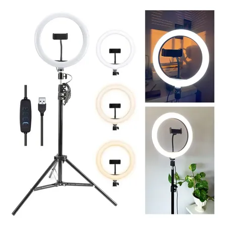 Aro de Luz LED Veoquiero 30cm Blanco Frío Neutro Calido