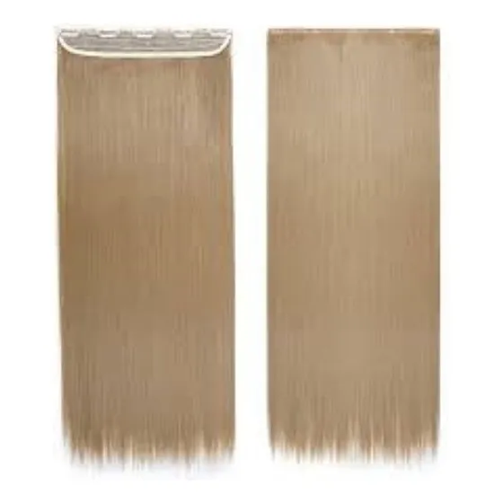 Cabelo loiro sintético de 55 cm