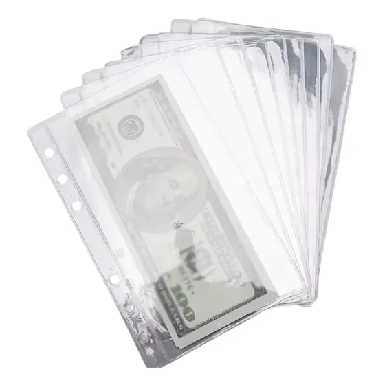 Sobres Folios Plásticos Carpeta Binder A6 X 10u