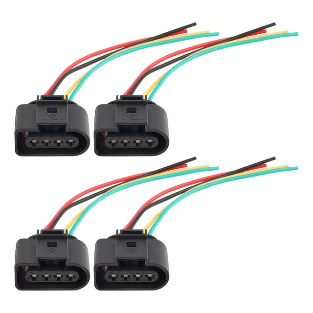 Chicote Elétrico Com Conector De Bobina Para Audi A4 Vw Mk4
