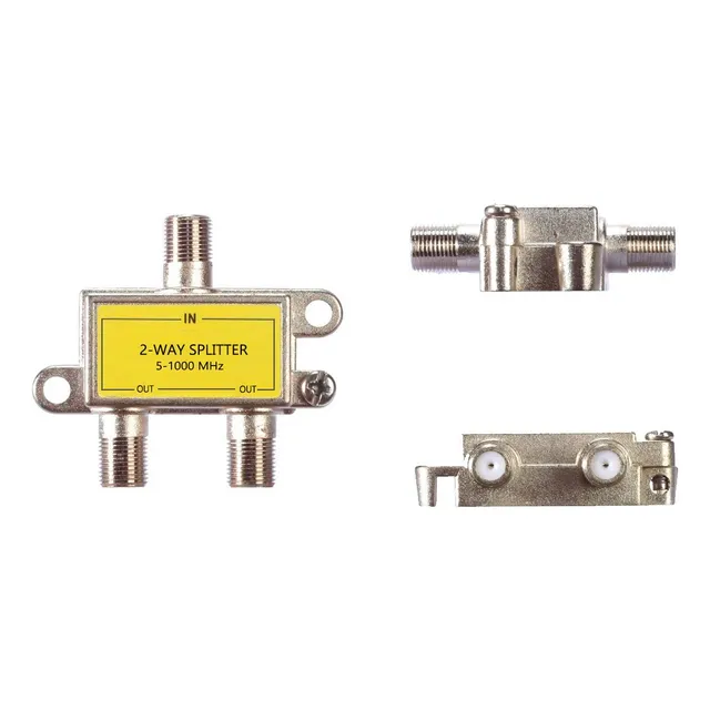 Conector Divisor De Tv De 2vias Splitter Genérico
