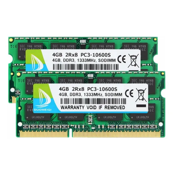 Memoria Ram 8gb (2x4gb) Ddr3 1333mhz Sodimm Duomeiqi