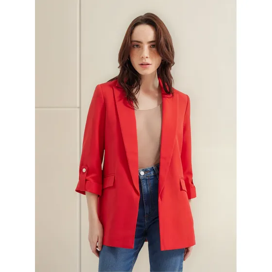 Blazer Mujer Patprimo  Rojo Poliester 30400114-3570