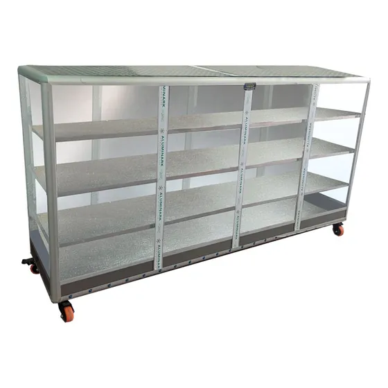 Vitrina Para Local Exhibidora Ferretera 1.2m Alto X 2m Ancho