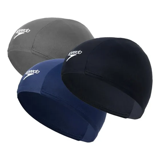 Gorro De Natación Speedo Adulto Textil Piscina Entrenamiento Color Azul