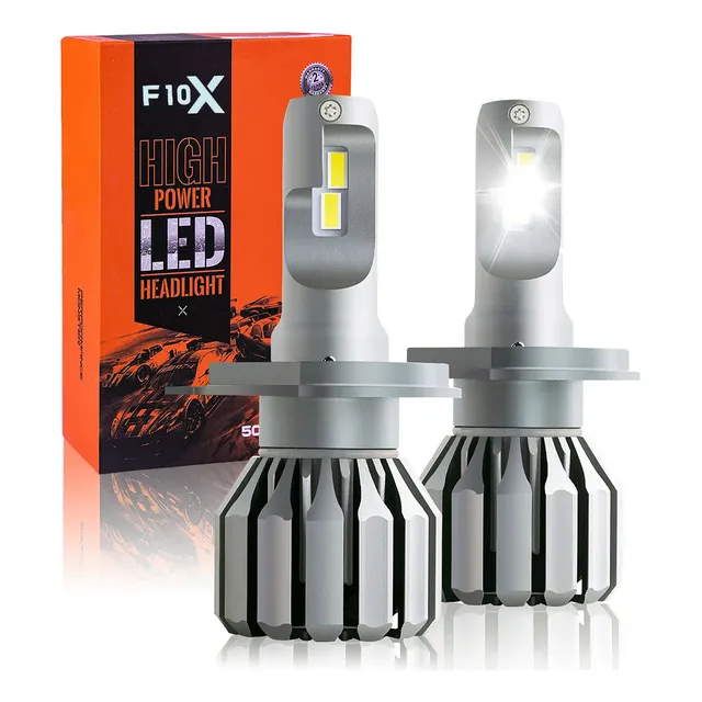 Kit Lamparas Cree Led F10x H4 Alta & Baja Can Bus Apto Lupa