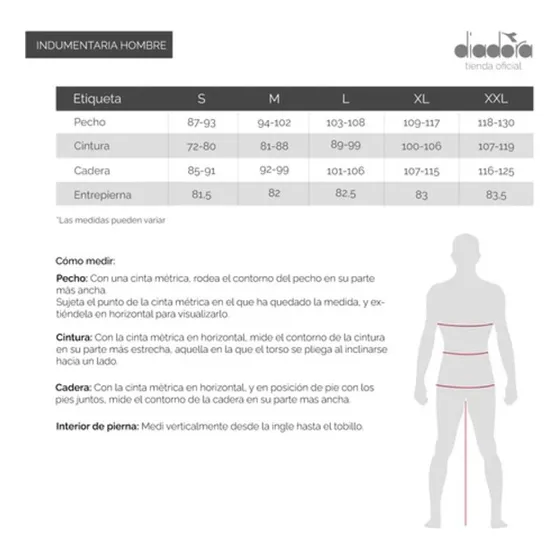 Pantalon Hombre Diadora Linea Logo