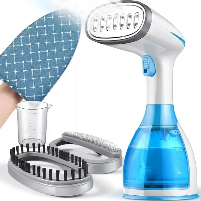Plancha De Vapor Vertical Y Portátil Para Ropa De 1500w Color Azul