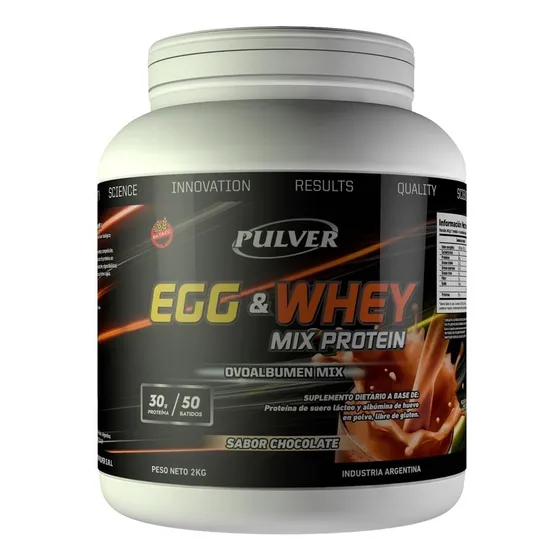 Proteina Mix Protein Pulver 2 Kilos Egg Huevo Y Whey Suero