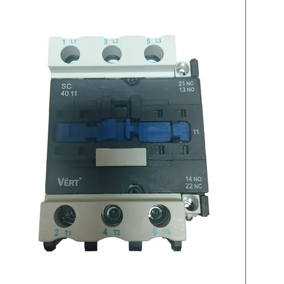Contactor Electrico De Potencia Sc4011 60amp 220vac Vert
