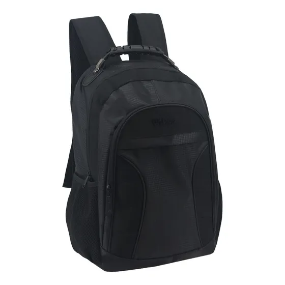 Mochila Wilson Porta Notebook Cerradura Candado Urbana Reforzada Oficina Trabajo Universitaria Gym Para Viaje Color Negro