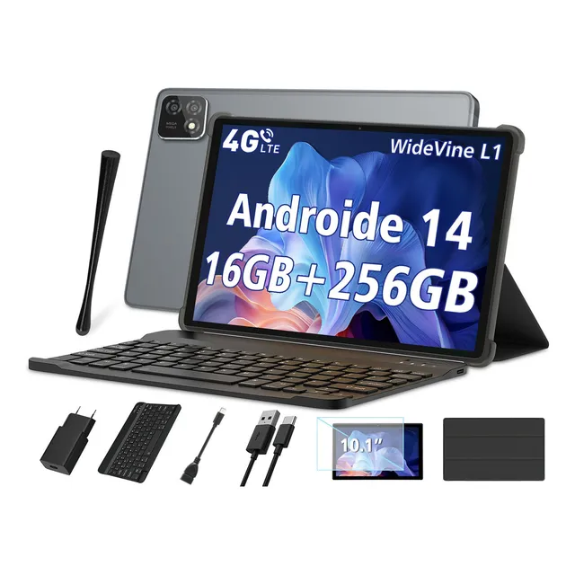 Tablet Xgody TAB 60 10.1'' 16GB RAM 256GB Android 14 Dual SIM 4G LTE Bluetooth 5.0 Wi-Fi