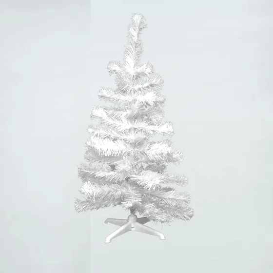 Árbol De Navidad Pino De Mesa Blanco 60 Cm Ilu