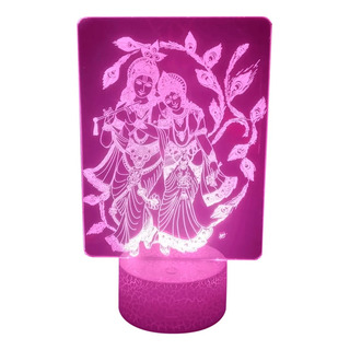 Lampara De Mesa Shiva Y Parvati Yoga Base Agrietada + Pilas Lampara De Mesa Shiva Y Parvati Yoga Base Agrietada + Pilas