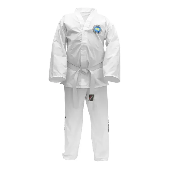 Dobok Itf Gran Marc Estampado Tradicional Niños T 1a 4 Traje