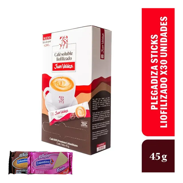 Café Soluble Juan Valdez Colombiano Col8