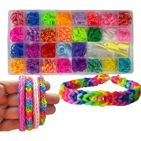 Kit Pulseras De Gomitas Loom Bands - Coloridas Y Divertidas!