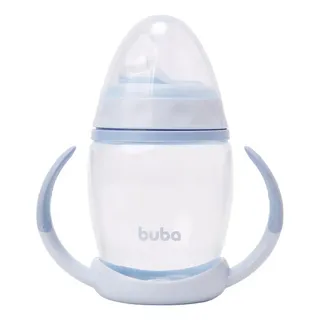 Copo Infantil Buba Azul Claro 250ml Com Alça Removível