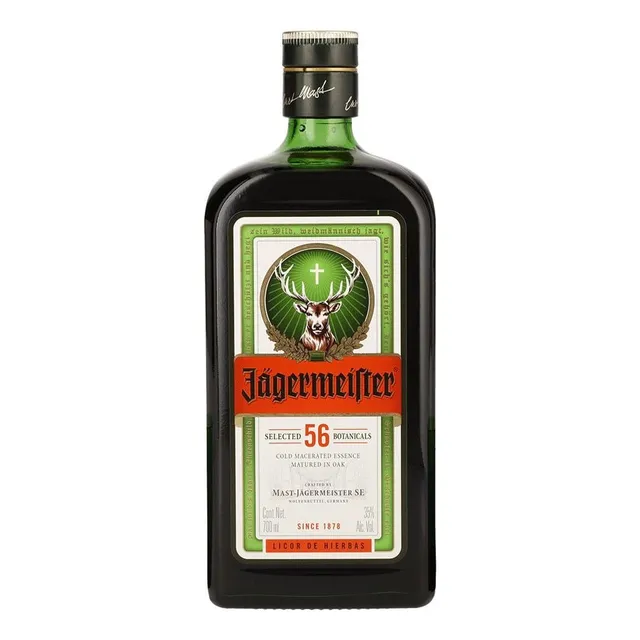 Botella Jagermeister Licor De Hierbas Alcohol 700ml