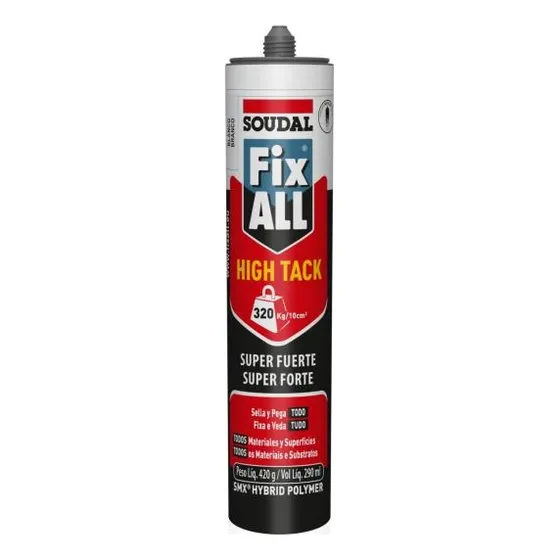 Adhesivo De Montaje Sellador Soudal Fix All High Tack 290ml