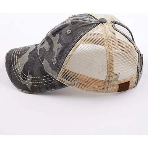 Exclusivos Hatsandscarf Lavado Distressed Cotton Nndlb