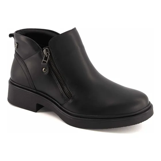 Botín Casual Andrea Para Mujer Versátil Negro