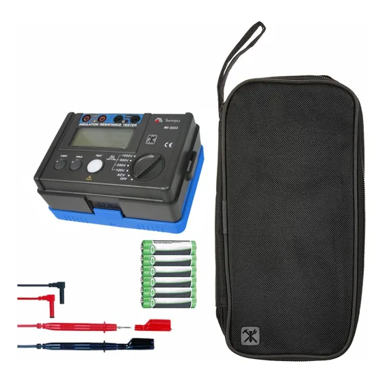 Megômetro Profissional Digital Minipa Mi-2552 C/ Bols