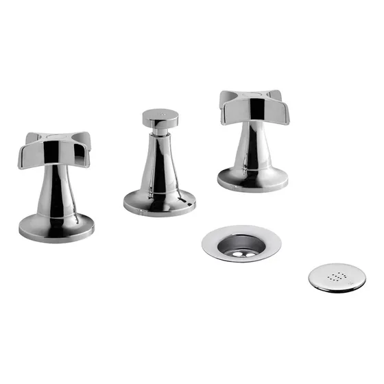 Griferia Fv Petalo Bidet Cierre Ceramico 0295/m3p-cr Cromado
