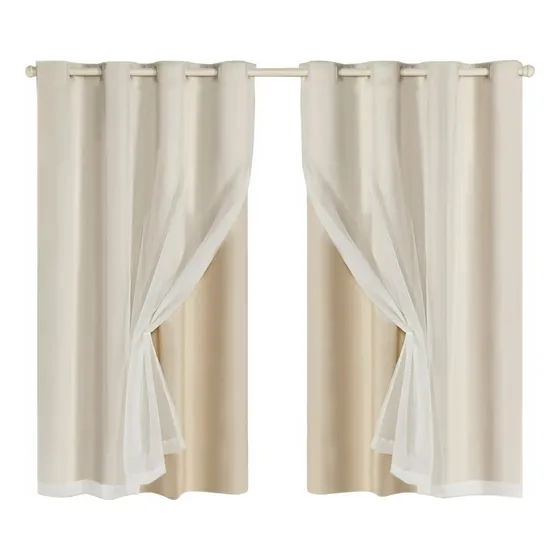 Cortina Corta 100% A Luz Quarto Casal 2,00 X 1,40 Metros