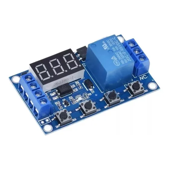Relé Temporizador Ciclo De Automatización Retardo Y Tiempo 