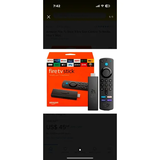 Amazon Fire Tv Stick Nuevo. Original. Caja Sellada